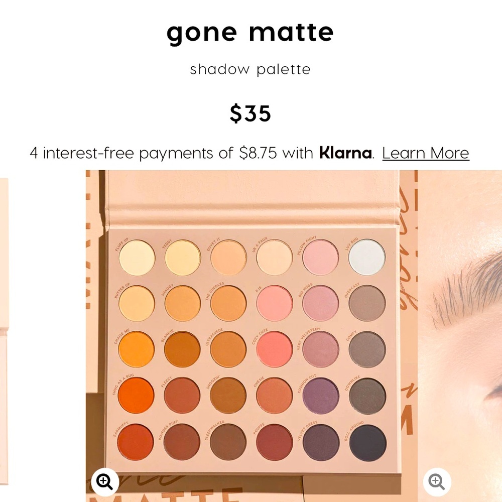 NEW ColourPop Eyeshadow Palette Gone Matte $35 MSRP. I’m selling 4 palette sets!